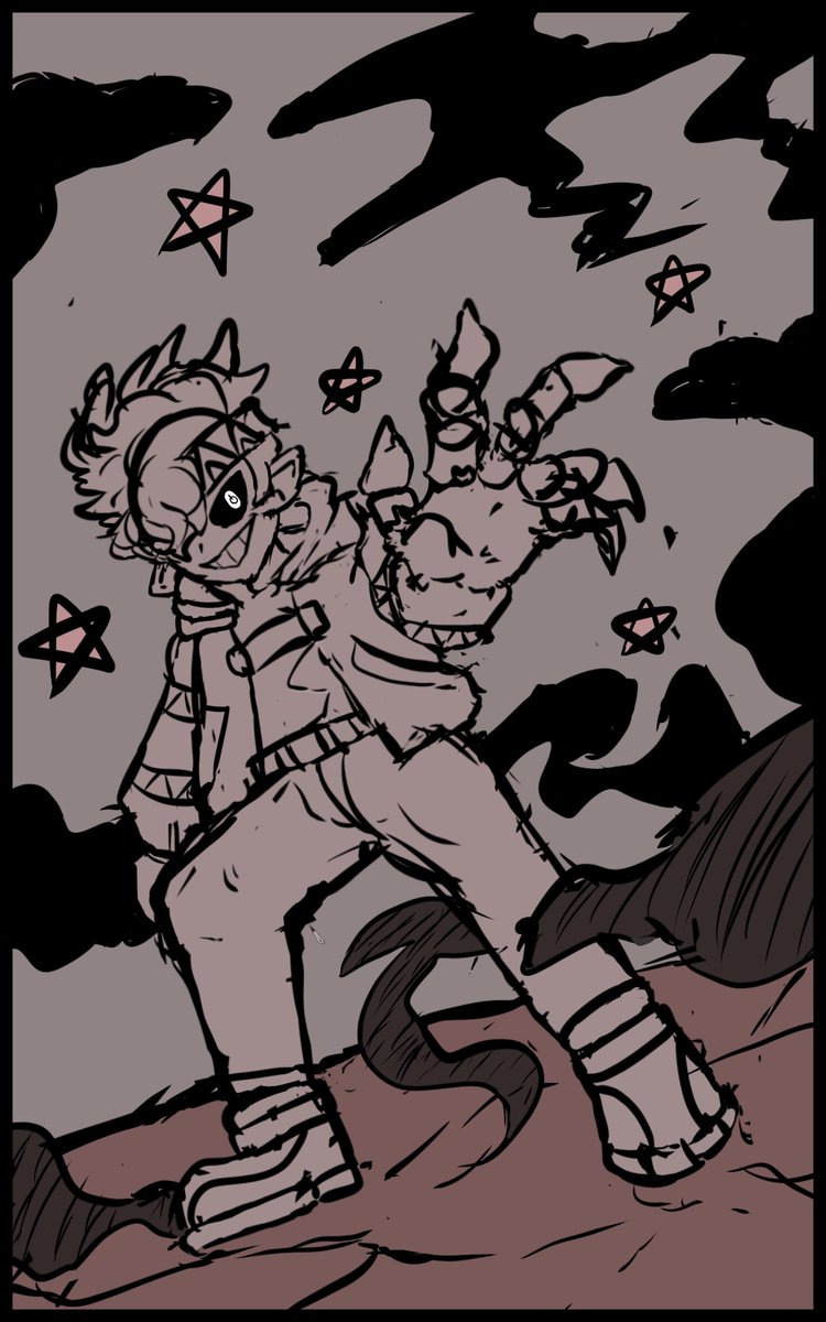 MooStar218542's tweet image. Sometimes my art style is messy☆ #art #design #artstyle #halloween