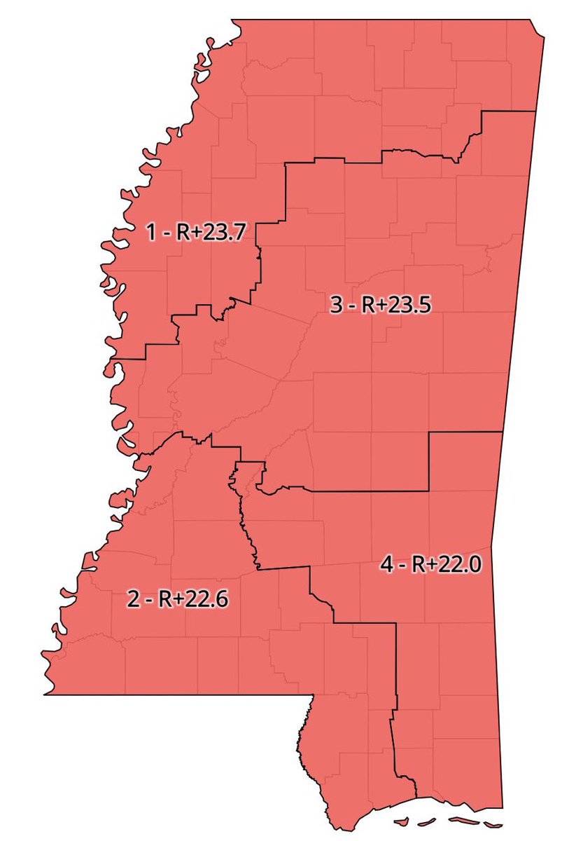 dustinemills47's tweet photo. President Trump is pushing Mississippi Republicans to Quickly redraw their Congressional Maps before the 2026 election to map out Bennie Johnson out of Congress 

Get her done Governor @tatereeves

Potentially Mississippi Map presented by @erickson_68 https://t.co/pLlhTHNxyG