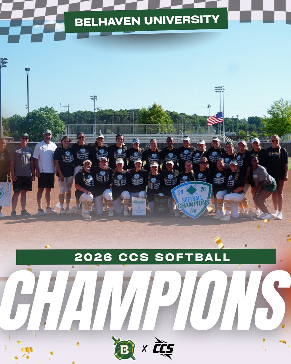 CCofSouth's tweet image. Congratulations to @belhavenblazers for claiming the 2026 CCS Softball Championship Title! 👏🏆

#CCS | #CCSSB | #CCSChampionships |#WeAreTheSouth