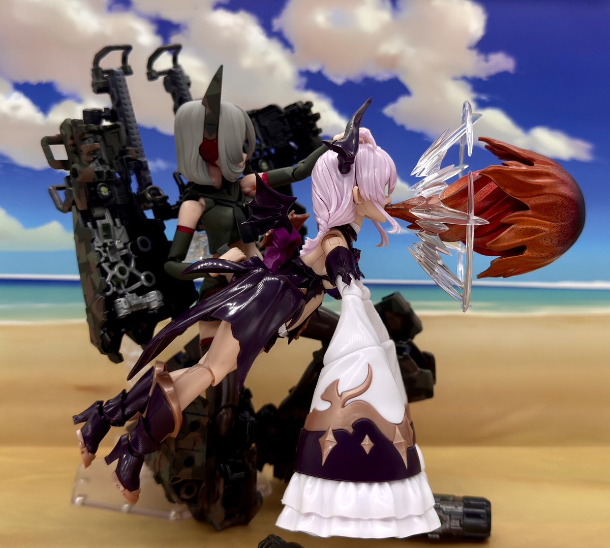 ChungKyon's tweet photo. 陸戦型タンク （180MMギィ装備)

#メガミデバイス
#アルカナディア https://t.co/OWy59DC3af