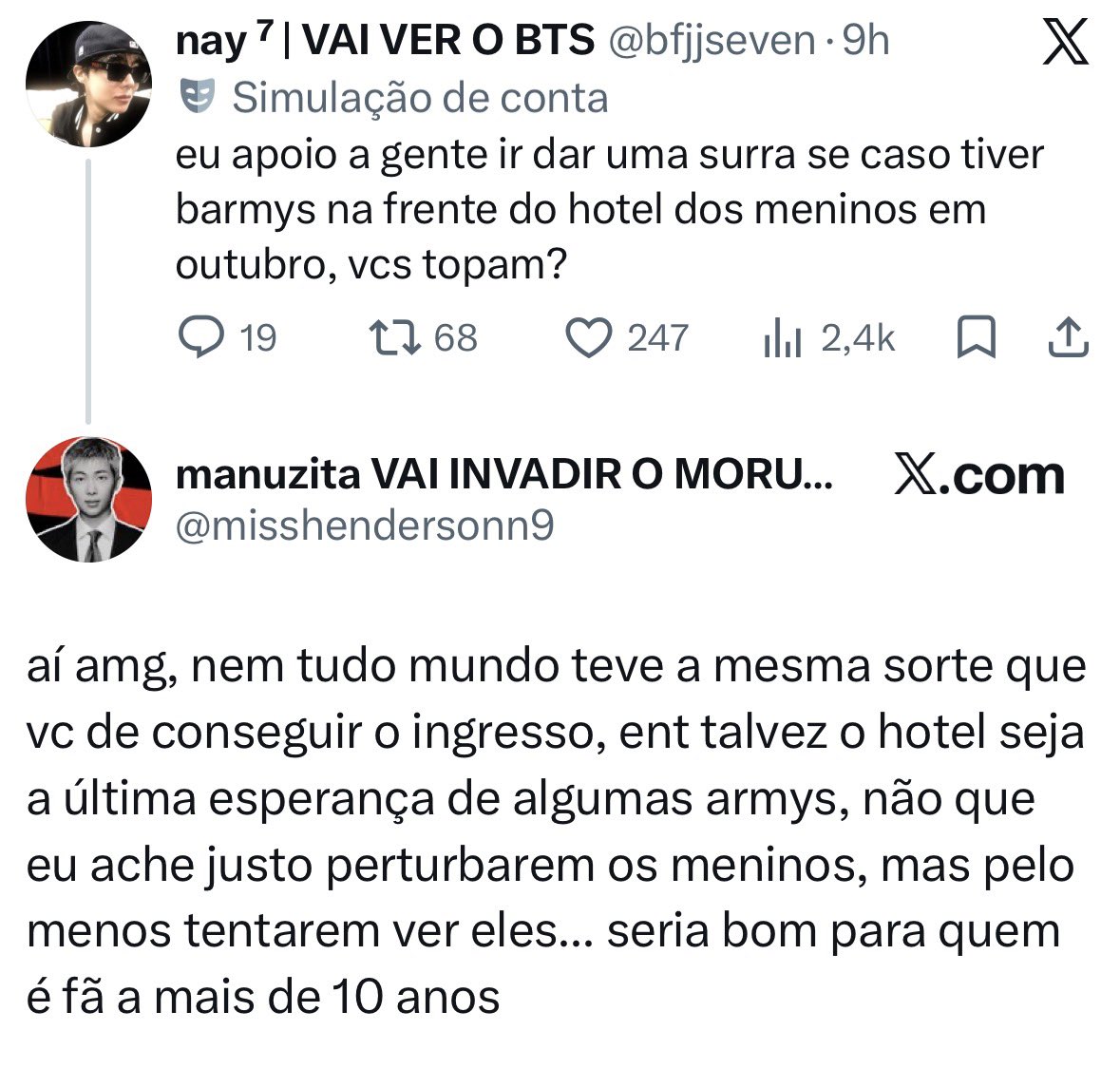 nay ⁷ | VAI VER O BTS tweet media