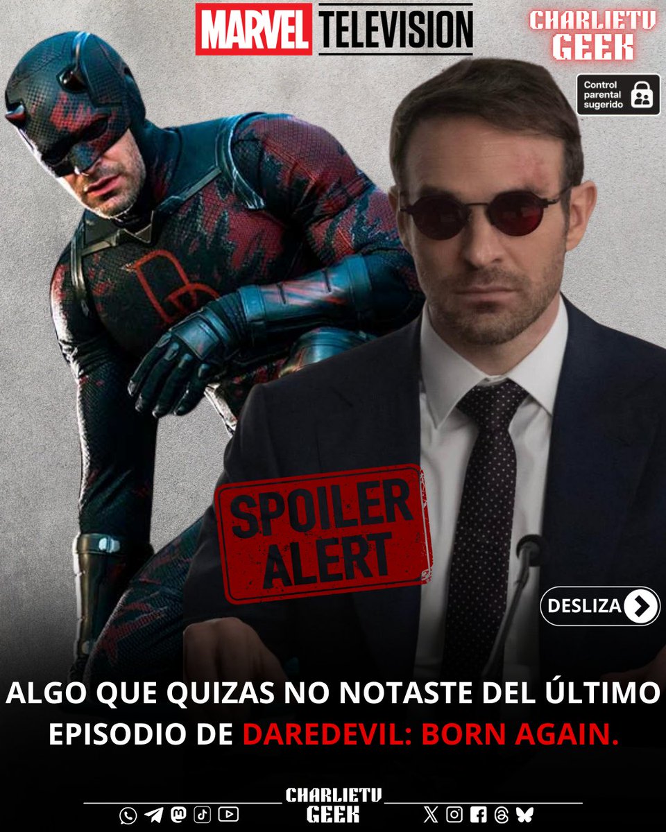 charlietvgeek's tweet image. #EasterEgg

Algo que quizás no viste del episodio número 7 de la segunda temporada de #DaredevilBornAgain !

🧵HILO 1/2🧵👇🏻

#Daredevil #MattMurdock