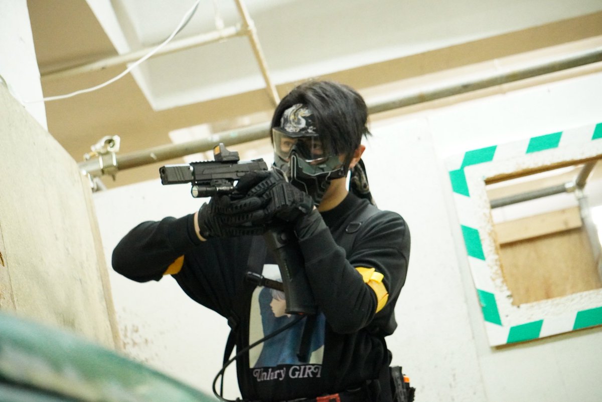 jyon_0315's tweet photo. 昨日は1ヶ月ぶりのサバゲー！
グレ使いまくってフラッグ戦1分切りで勝利！
それ以降「ボンバー」と言われるようになりました。
本来その名はあの人のなんだけどなぁ、、、
#池袋ASOBIBA 
#サバゲー https://t.co/ao7i7c95g5