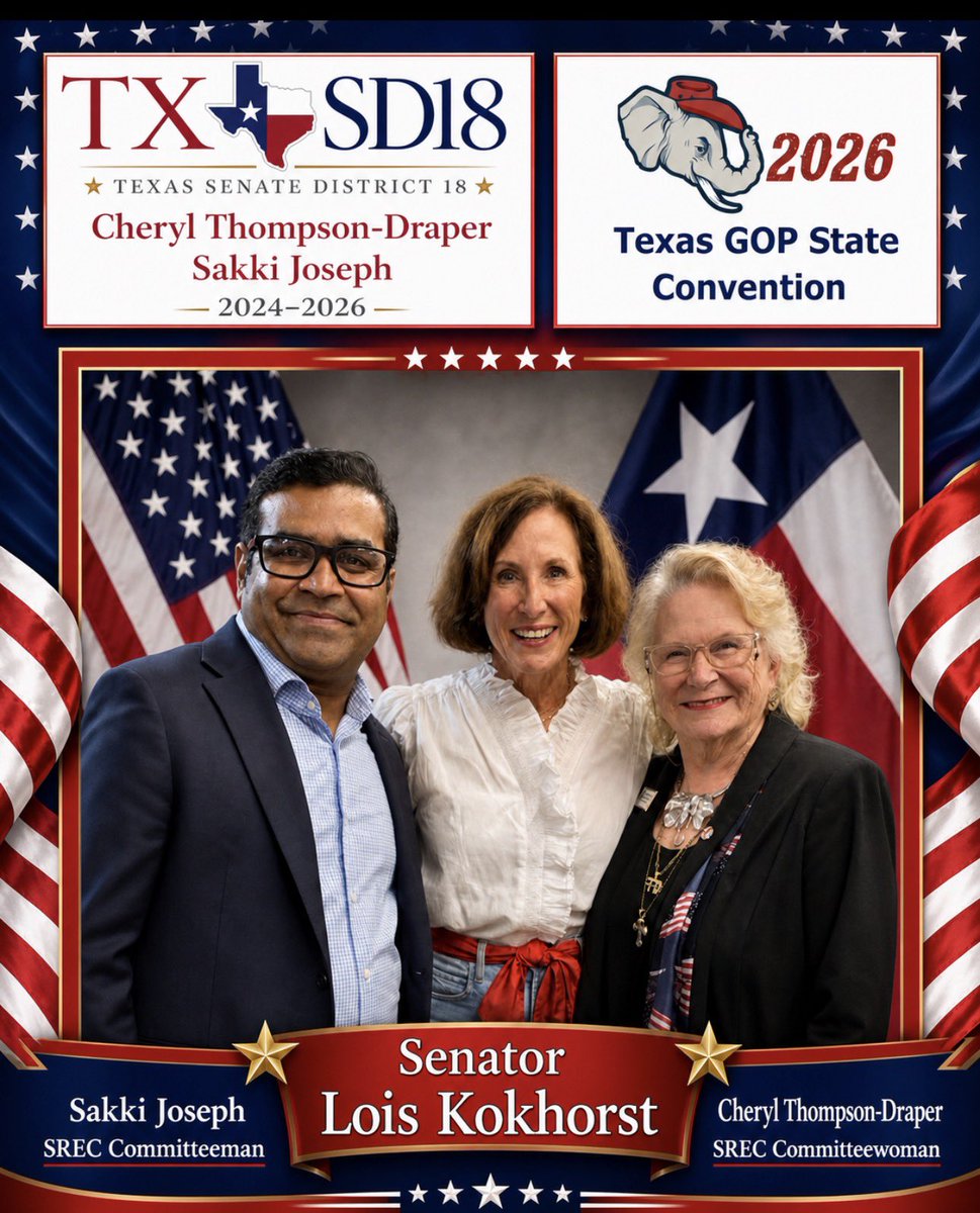 LavacaRepubsAll's tweet photo. June 11-13 2026 RPT State Convention SD-18 https://t.co/rvKeSzqLuo