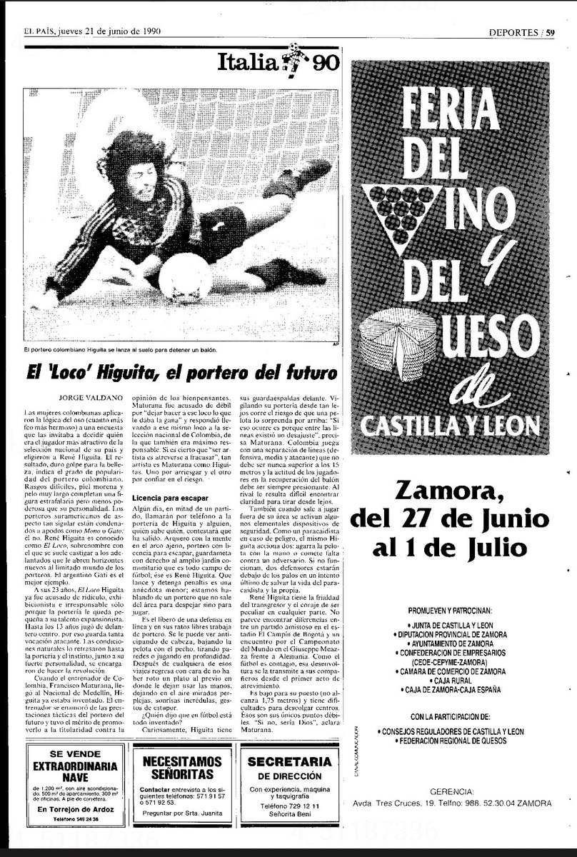 JuanKinka's tweet image. 1990

#Italia 90

#Argentina #Colombia #CostaRica 

#CopaMundial #FIFAWorldCup