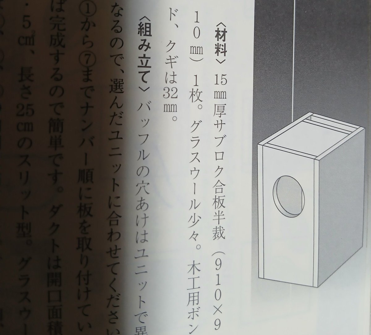 OSMJFclIKD65398's tweet image. #DIYaudio #speakers #Audio #HandMade
6.5cmフルレンジユニットを買いました。
#長岡鉄男 式のBS-84小型バスレフを作ってみます。オリジナルは10cmフルレンジですが、今回は6.5cmユニットを採用。
バッフル板の開口直径を変えてみます。