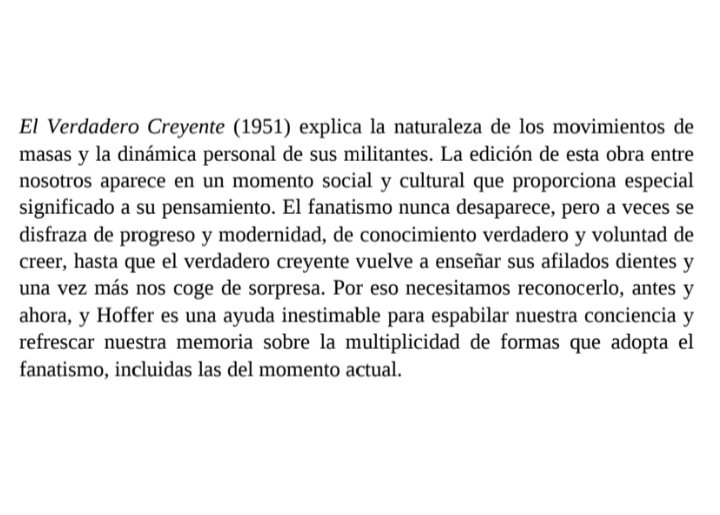 Freddyaries2's tweet photo. Movimientos de masas como el comunismo, nazismo, fascismo o religiosos, tienen más semejanzas que diferencias...
El frustrado, el fanático, el resentido, incluso el aburrido, caen en sus manos... 
Excelente libro. https://t.co/zEdcjlIUIn