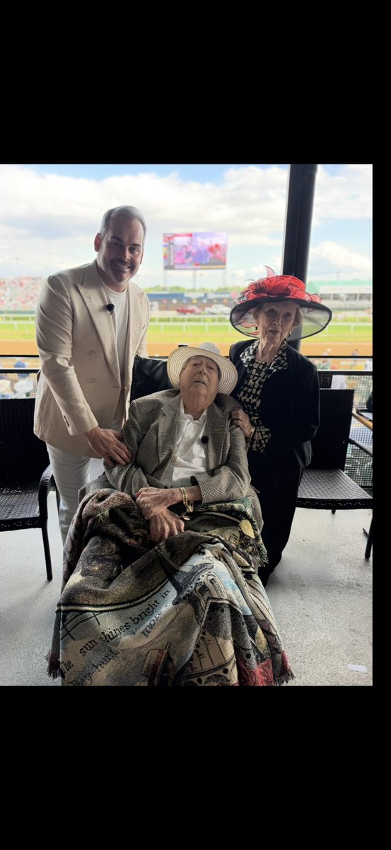 DavidBegnaud's tweet photo. I came to the Kentucky Derby to help grant a wish for a long time racing fan and got a chance to congratulate and shake hands with the Puerto Rican jockey who won the Derby, José Ortiz. He rode Golden Tempo to victory! He had a Puerto Rican flag with him and for those of you who don’t know, Puerto Rican people are the proudest people you’ll ever meet. And they will take that flag to the moon if they can. Also, Cherie DeVaux is the trainer who won!  She trained Golden Tempo, the winning horse. With that win, she became the first female trainer ever to win the Kentucky Derby  

About the wish granted I’ll have more to say about that tomorrow and Monday on @CBSMornings