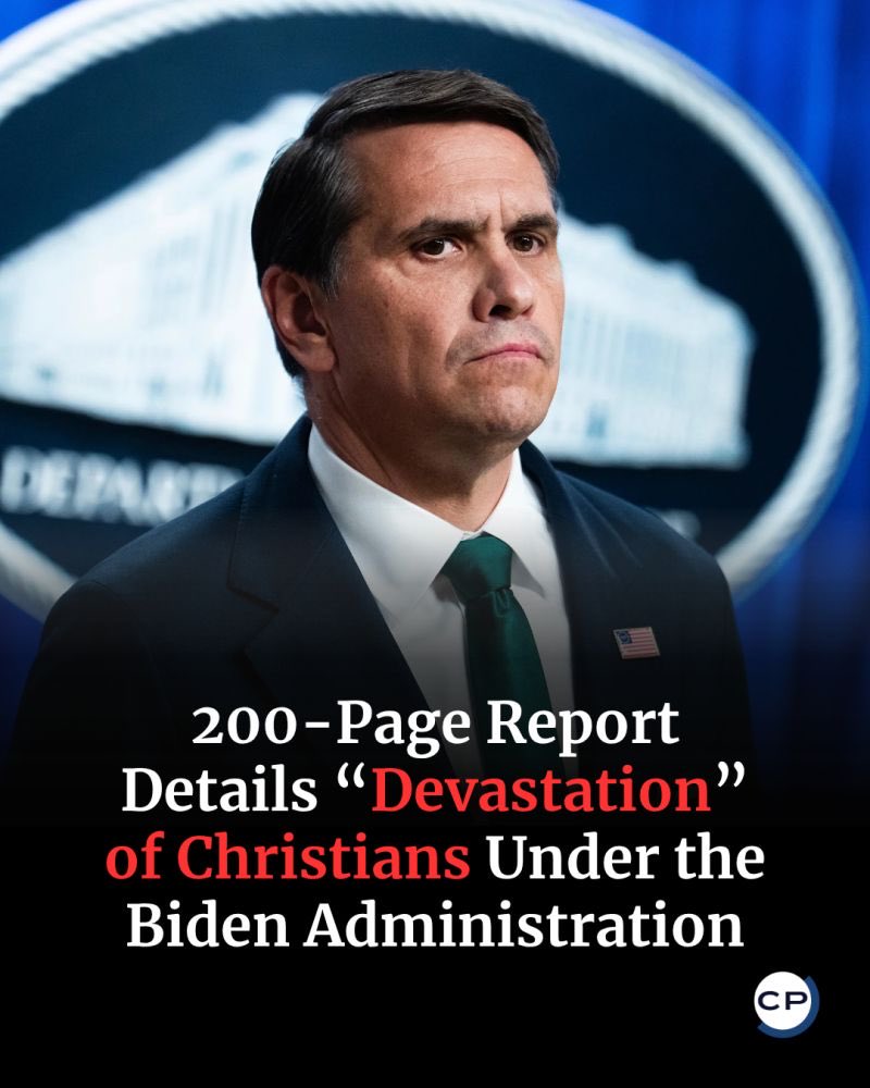 The DOJ released a report concluding the Biden administration systematically targeted Christians

Specific findings: 

▪️FBI monitored Catholics for no criminal reason
▪️IRS denied a church tax-exempt status because its sermons aligned with Republican views
▪️Pro-life protesters