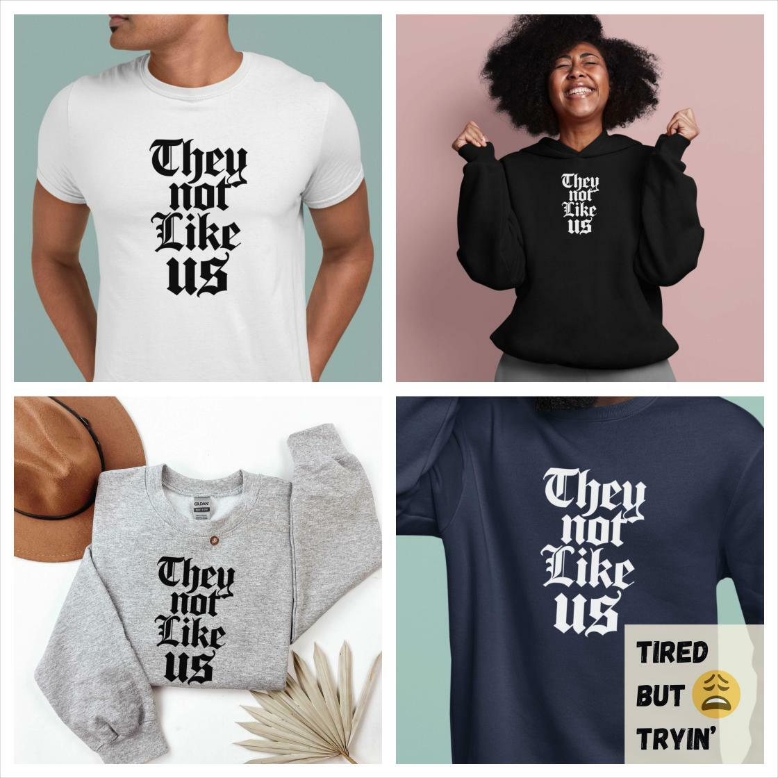 Tired_But_Tryin's tweet image. Wear your pride and make a statement this Black History Month. With our They Not Like Us shirt, you're not just dressed—you're empowered. Stand tall, stand out. #BlackHistoryShirt #BlackHistory

Shop Now etsy.com/listing/444252…