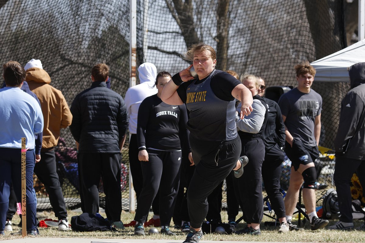 wscwildcats's tweet photo. Schwarzrock captures shot put title at Tim Marshall Invite for @WSCXCTF women.  #PlayforthePaw
https://t.co/fSxiC5XSSU https://t.co/t0HemqqLpw