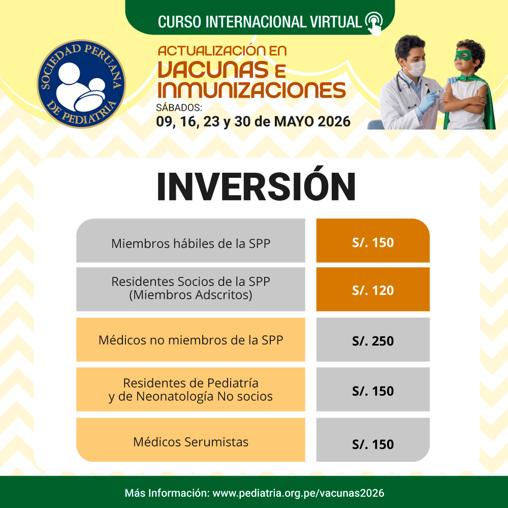 Sociedad Peruana de Pediatría tweet media