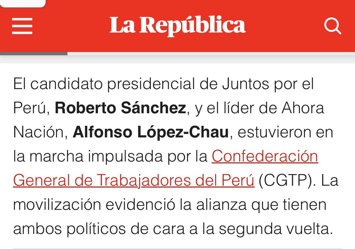 Roberto Sánchez Palomino tweet media