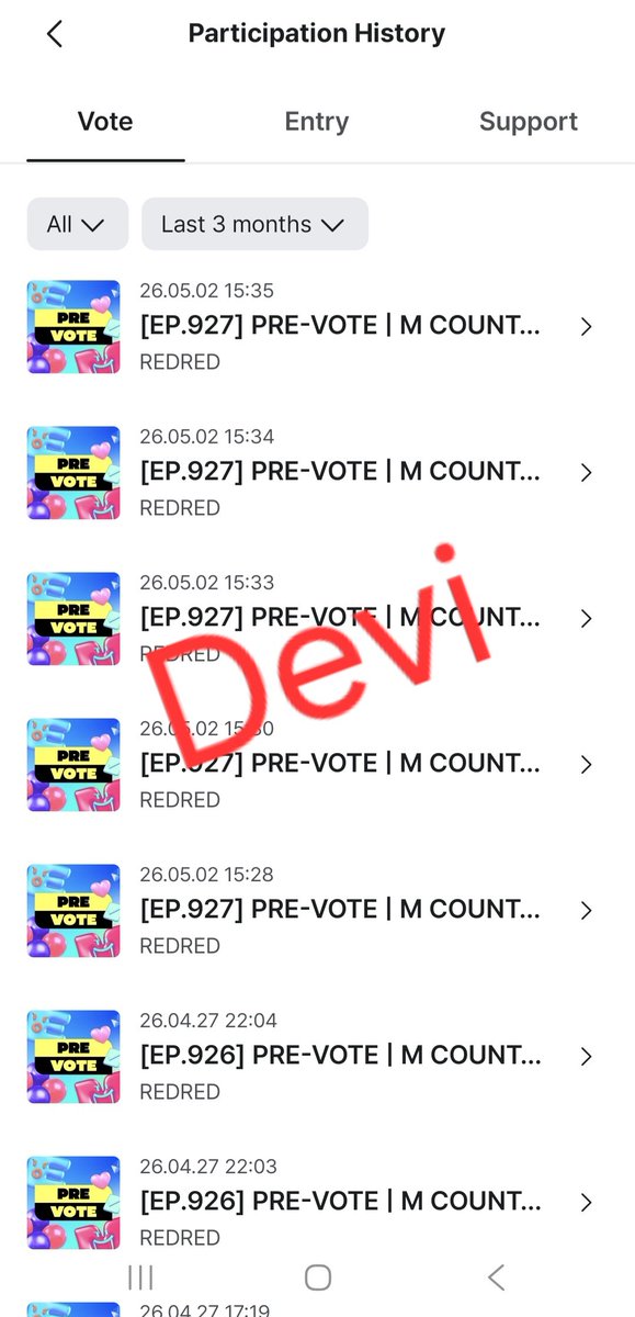 imjjusgirl's tweet photo. ˚꩜｡DINÁMICA VOTACIÓN REDRED ⋆˙⟡

• show your lockscreen 
• show your votes 

ᯓ★ etiqueta a 5 mutis
@aerikiut @gyuvinfem @YangItai @bunimrtin @FREEHOMMIES 🤍🤍 https://t.co/m3Wz8SIHBA