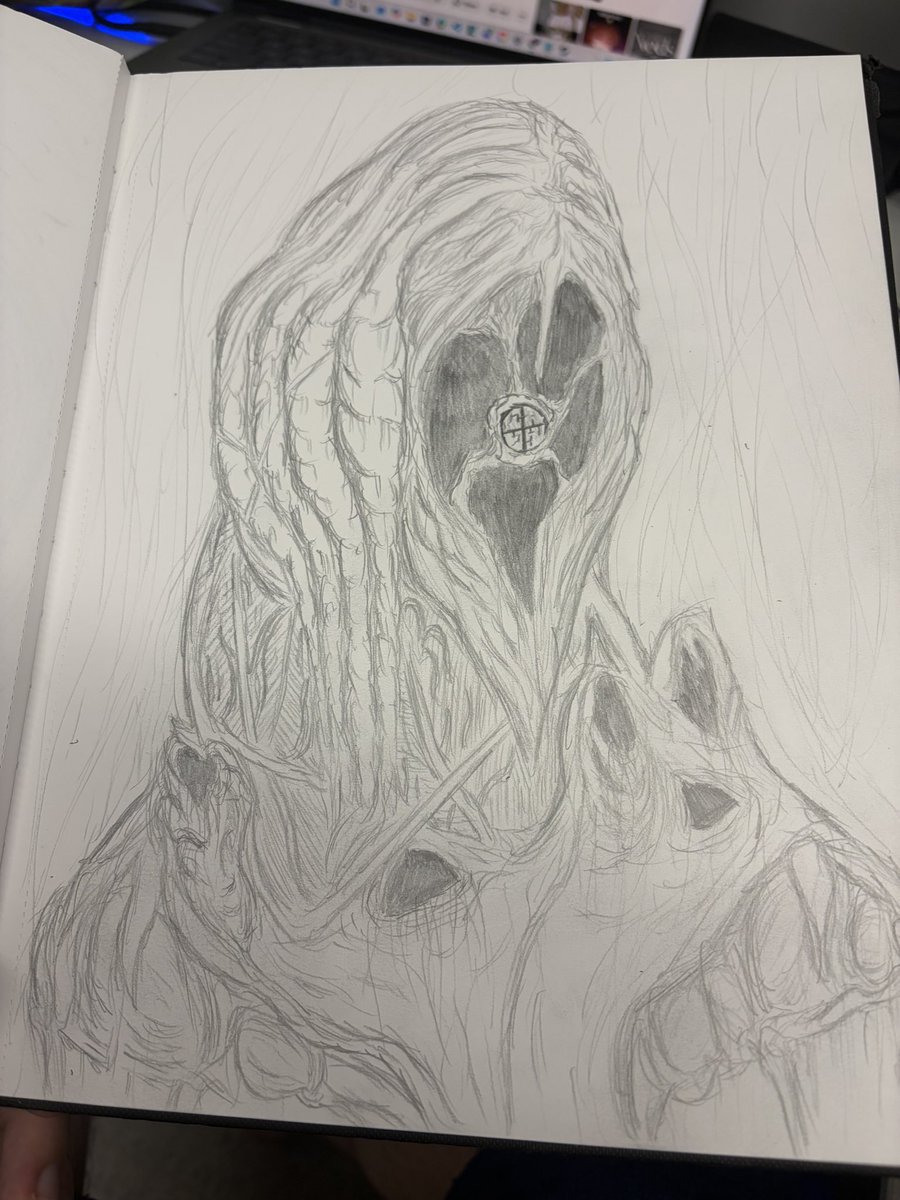 MrTailbone's tweet image. Happy Derby! Further Ado didn't quite win... but I got to do some drawing during it

#art #pencil #demon