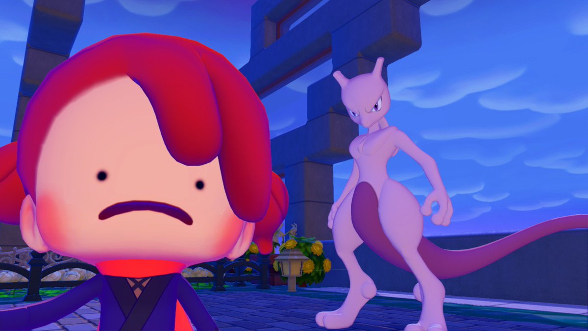 _je_ssy's tweet image. Omg #pokopia #mewtwo #pokemon