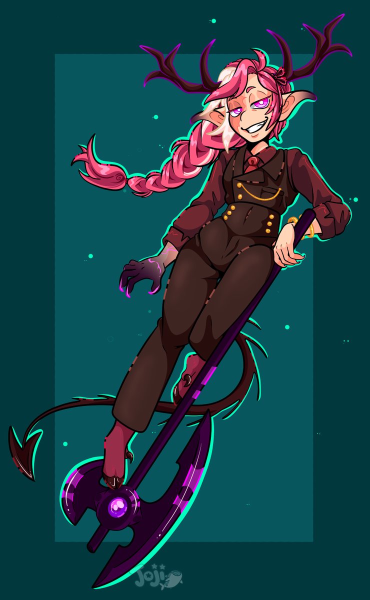 The pink devil! My fun little take on the creatuuuure
#boomiefanart #boomie
