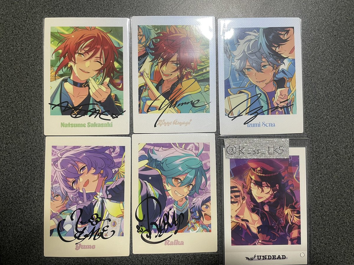 K_ss_LKS's tweet photo. 【交換】あんスタ あんさんぶるスターズ
ぱしゃっつ 10周年 10th

《譲》渉、真、真緒、颯馬、ひなた、夏目、〇燐音、〇泉、〇ユメ、〇ライカ

《求》〇零2、凪砂2、エス1、(桃李1、こはく1)

()内は友人分のため他含めのみ、〇同士の交換。1〜可能です。
お気軽にお声掛けお願いいたします🌸 https://t.co/Ks4GiQPspz