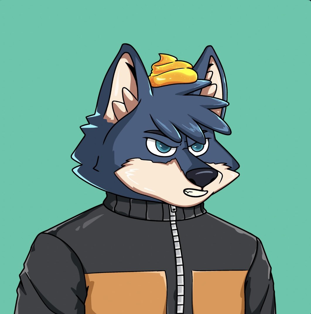 Wolfie_Spin212's tweet image. Wolfie #1978 added to my collection 🤩💩😁🏆 I just couldn’t resist the Golden Turd Trait at Floor price🥹🔥👀  #NFT  #Cronos #Wolfies #Wolfswap #Collectible