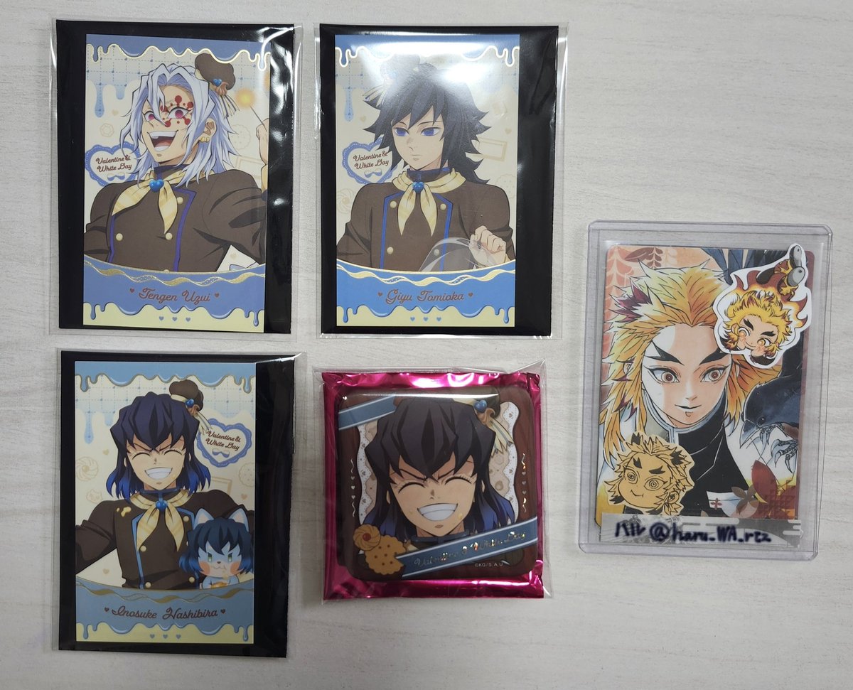 譲渡】鬼滅の刃 ufotable cafe バレンタイン ホワイトデー チョコ風