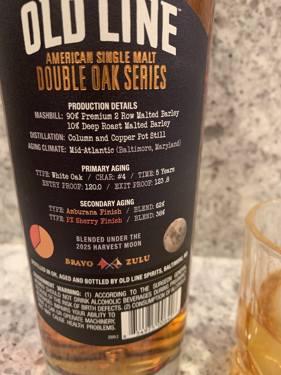 DVMPat's tweet image. Stumbled across another Old Line Spirits @oldlinespirits cask finish today and damn… wish this was on more shelves. I love the amburana with the slight bit of fruit from the PX sherry casks too. #whiskey #whiskeytwitter #drinks #booze takingflights.substack.com