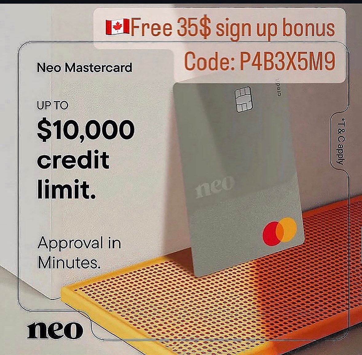AnnefromOntario's tweet image. Canadians, Get 35$ sign up bonus for joining Neo, enter code P4B3X5M9 under promo (10$ for Neo money + 25$ for Neo credit card)

neo.cc/refer/P4B3X5M9

Only takes 5 mins

#Bluejays #Jays   #Toronto  #Gohabsgo            #WETHENORTH    #Canada #BlueJays50