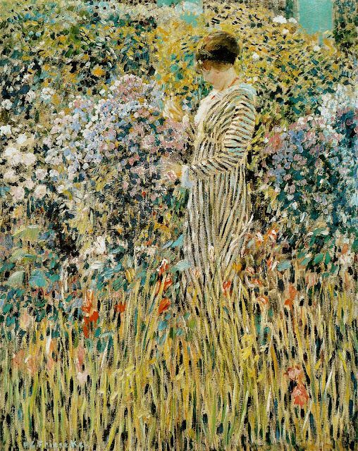 フレデリック・カール・フリージキー『庭園の女性』1912年 Terra