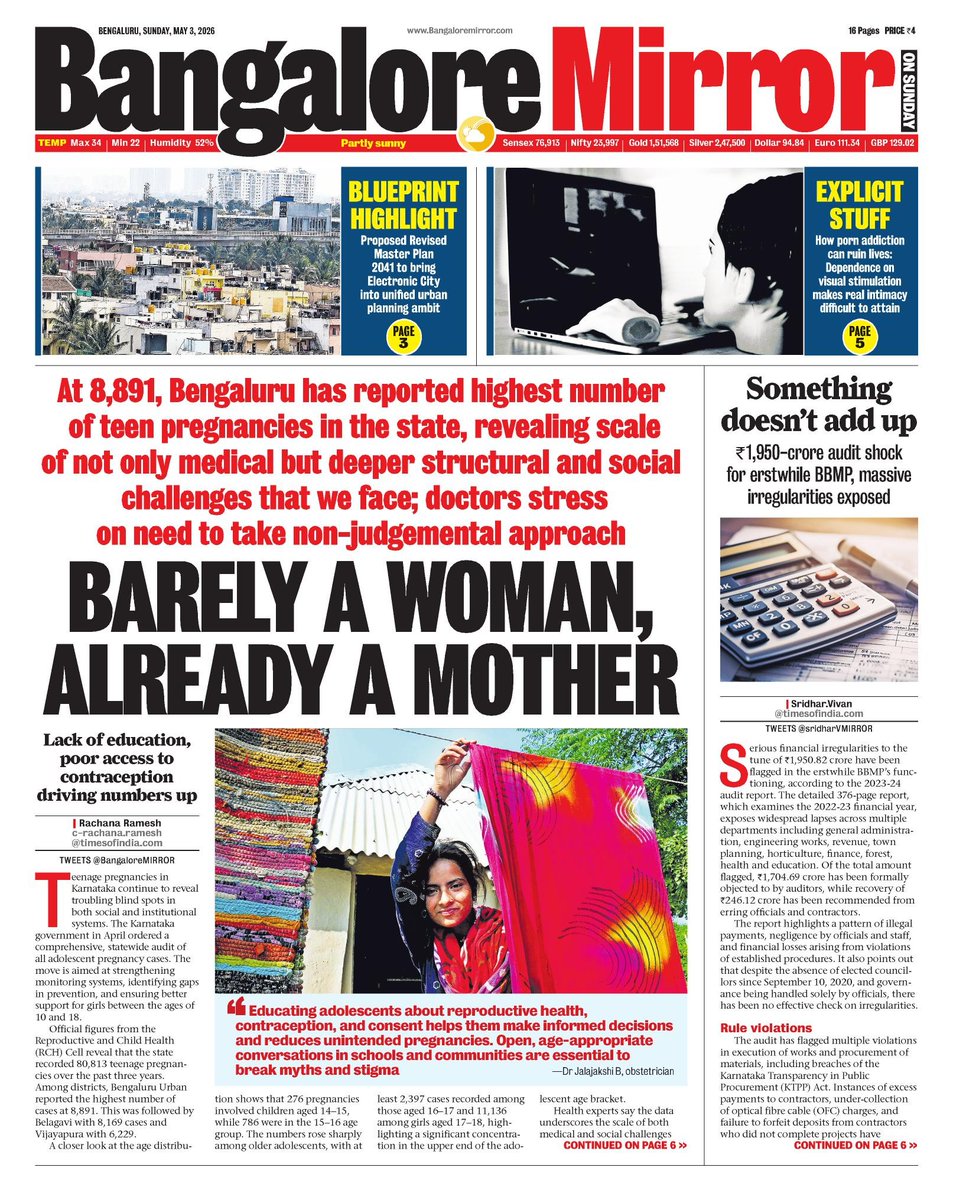 BangaloreMirror's tweet image. Today's Bangalore Mirror, Front Page. Grab a copy, #Bengaluru #Bangalore or check out at epaper.timesgroup.com