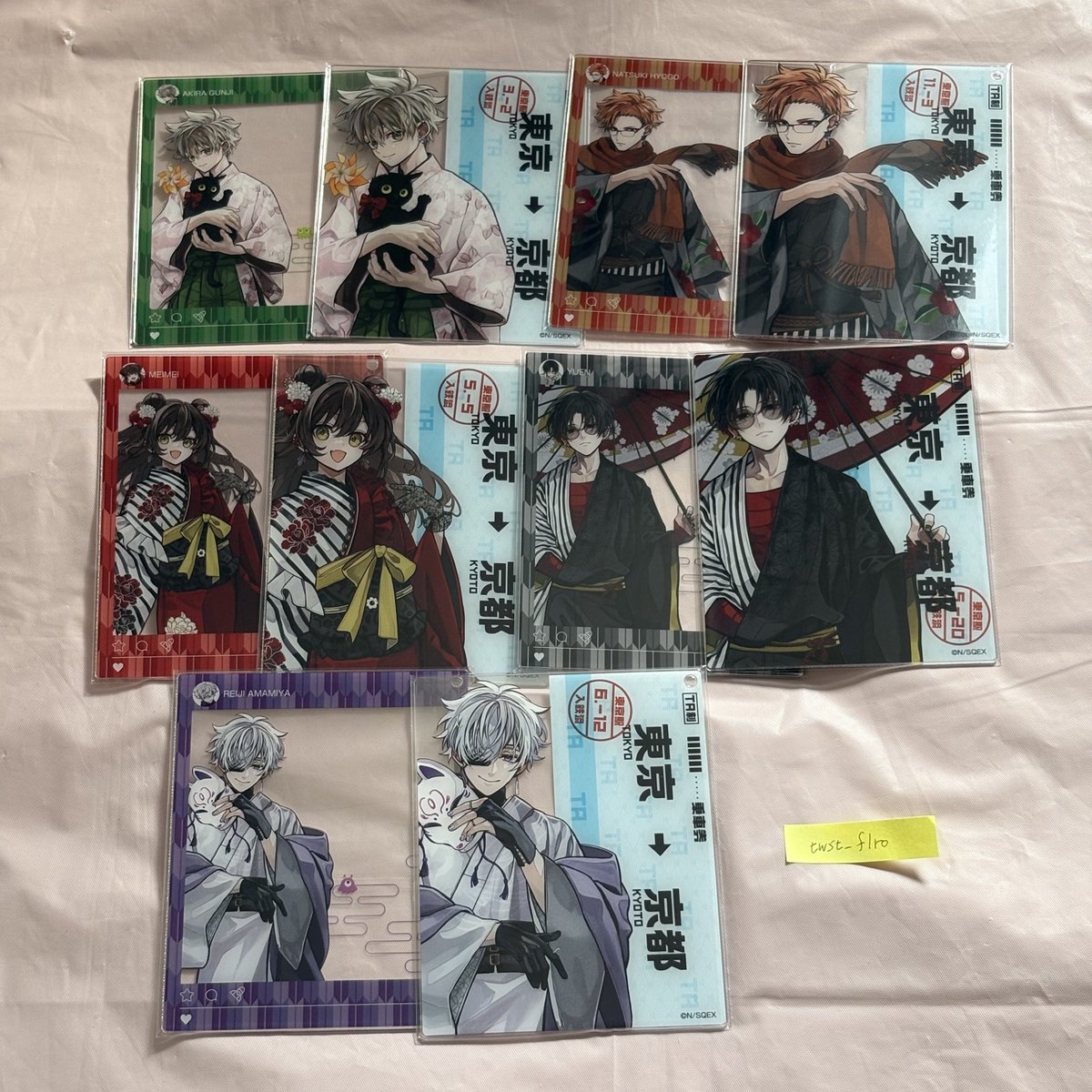 twst_flro's tweet photo. @nnn
トレーディングアクリルカードキーホルダー
【譲渡】

譲
★雨宮　★憂炎　郡司　明明　♡兵吾

求→定価+送料

キャラ毎のお譲り
★は♡(なくなり次第無印)同数お迎えください

検索からでもお声掛けください https://t.co/106Duzl2Jo