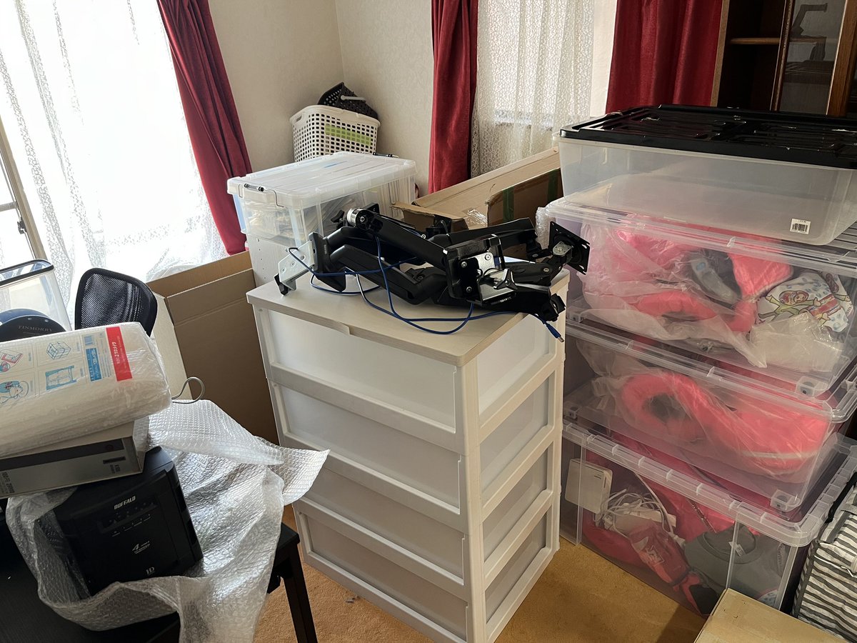 引っ越しの準備を始めました 残りあと3週間