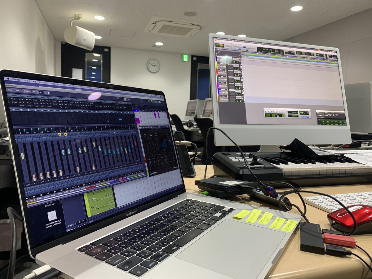 okagaki_jill's tweet image. やっと お昼休憩☕️

#Cubase
#ProTools