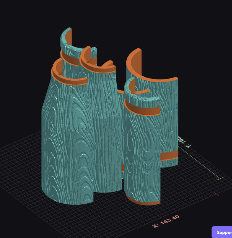 Medvjed's tweet image. Funny thing is you can paind texture only on some faces... #BUMPERMESH #3DPRINTING