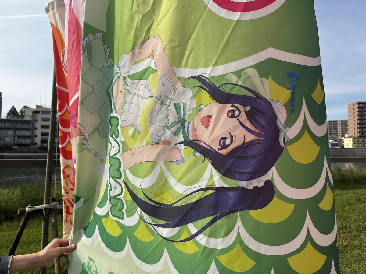 周囲にいたお兄さんの助けもあり、果南はきっちり！(^◇^;) 有難うご