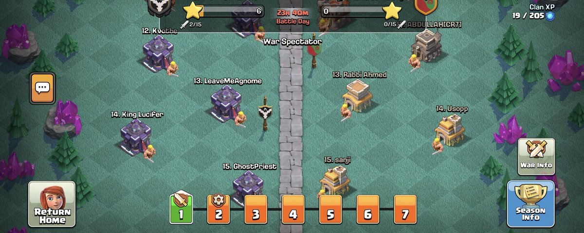 nagumo09's tweet photo. My clan's cwl's first matchup. 
It's gonna be "hypernova vs a dying ant" https://t.co/yEzw0m1PY7