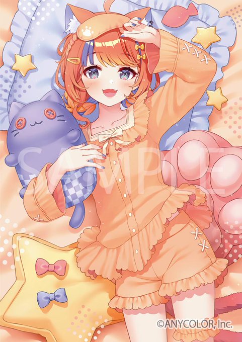 「にじさんじおやすみスクラッチ」にて、「猫屋敷美紅様」のイラストを1点担当させて頂いております!   
何卒よろしくお願いいたします ♫💐✨4/4 