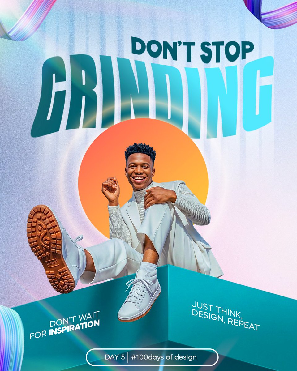 dezzy_chiraboh's tweet image. Day 5/100 ⚡

No inspiration?
No problem.
Just design. Repeat. 🔁

#100DaysOfDesign #DesignLife #CreativeProcess #Discipline