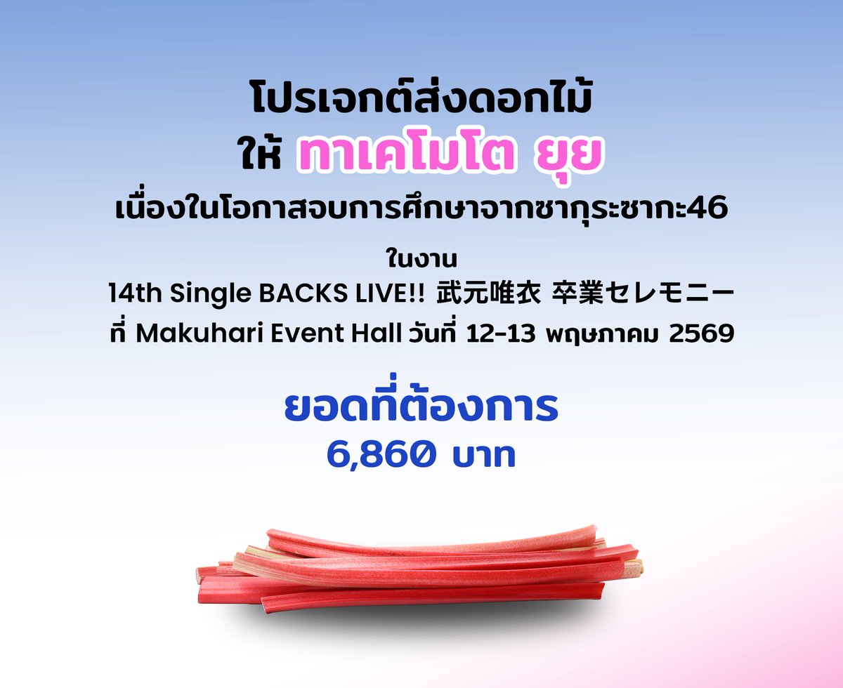 Sakurazaka46 Thai fans Project tweet media