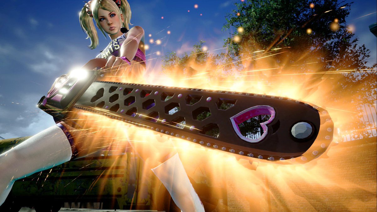 AToxella's tweet photo. I JUST UNLOCKED JULIET’S CHAINSAW IN APOCALYPSE PARTY OMGGGGG 😍💗 #LollipopChainsaw #ApocalypseParty https://t.co/mgaNWFkogH