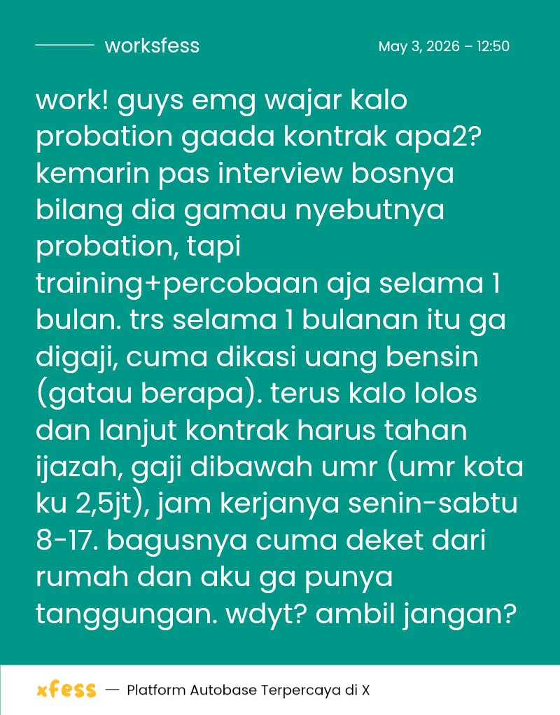 WORK tweet media