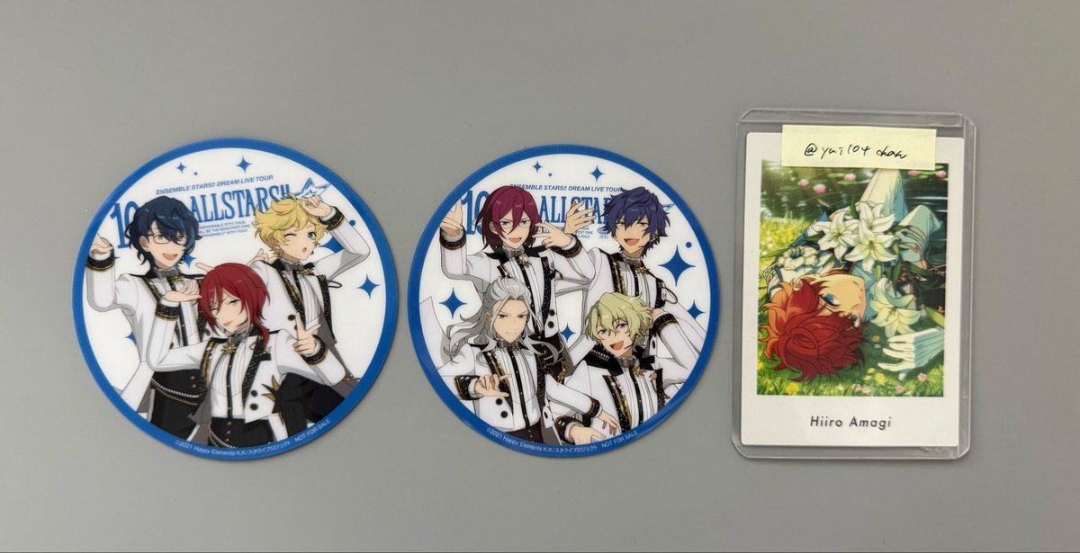 1041va1's tweet photo. 【交換】あんスタ スタライ ラウンドワン ラウワン JOYSOUND コースター

譲 ♡ Switch、Eden
求 ♡ ALKALOID

郵送希望です✉️
お心当たりの方いらっしゃいましたらよろしくお願いいたします。 https://t.co/BwDFdKwgGM