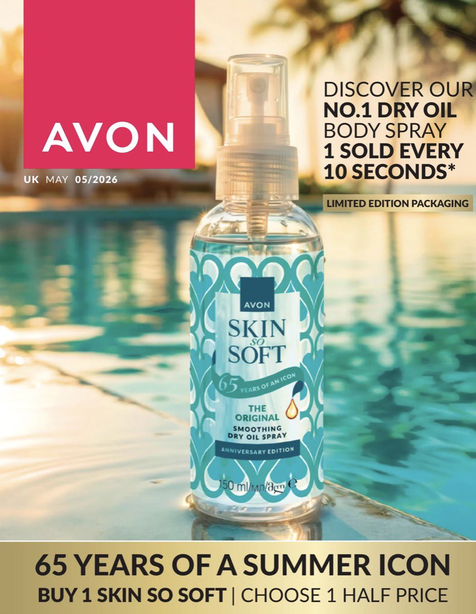 My_Makeup_Avon's tweet image. ✨ SKIN SO SOFT IS ON OFFER ✨

If you love silky smooth, glowing skin… now is the time to stock up! 😍

💥 CURRENT OFFERS 💥 ✔️ Buy 1 get 1 HALF PRICE across Skin So Soft ✔️ PLUS 15% OFF, code PAYDAY15 (limited time!)
💛

🛍️ SkinSoSoft.online

#AvonUK #SkinSoSoft #Avon