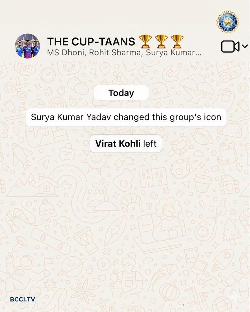 Shailu_15Jul's tweet image. Who made this group 😭😭😭
#Virat #Dhoni #Rohit