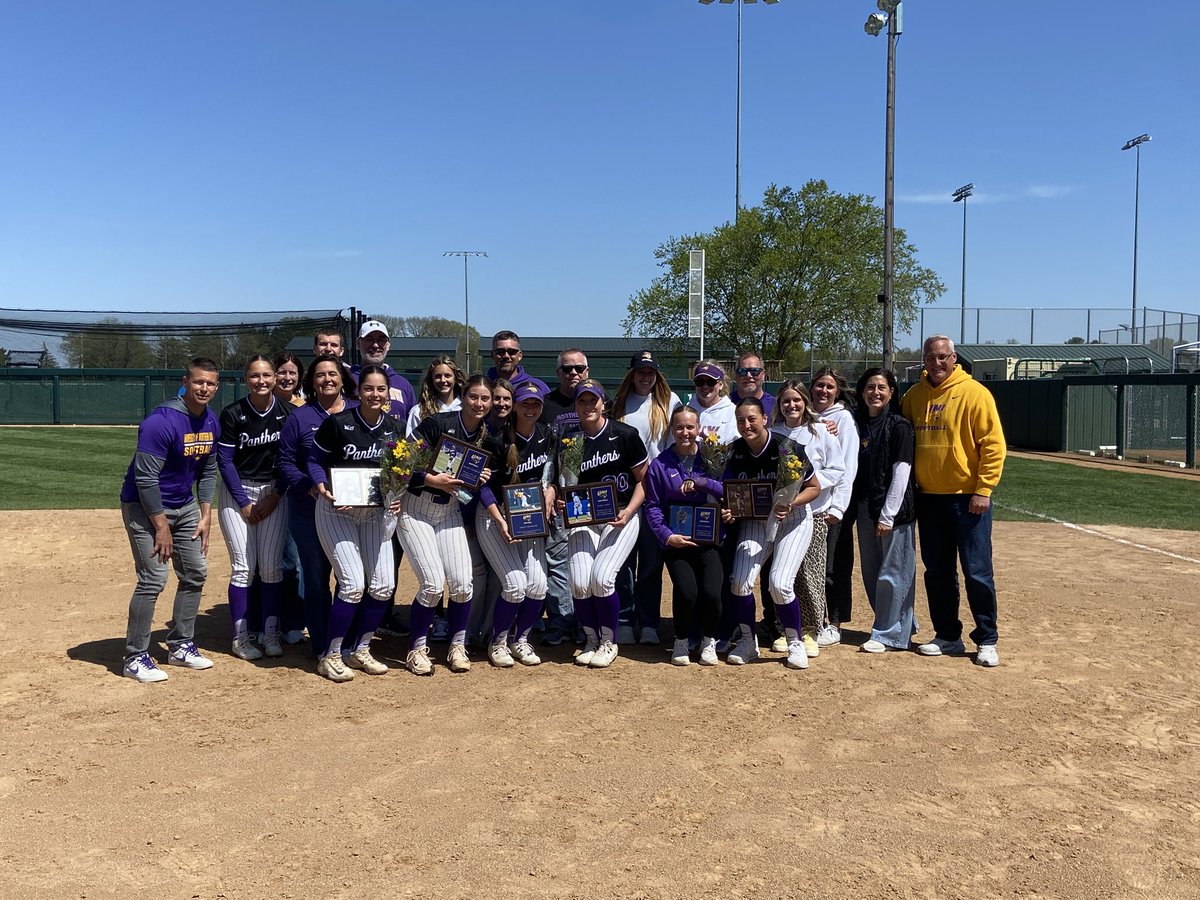 ADMeganFranklin's tweet photo. Congratulations @UNISoftball Seniors! Let’s go have a conference tournament to remember this week! https://t.co/sYS2CK4u5o