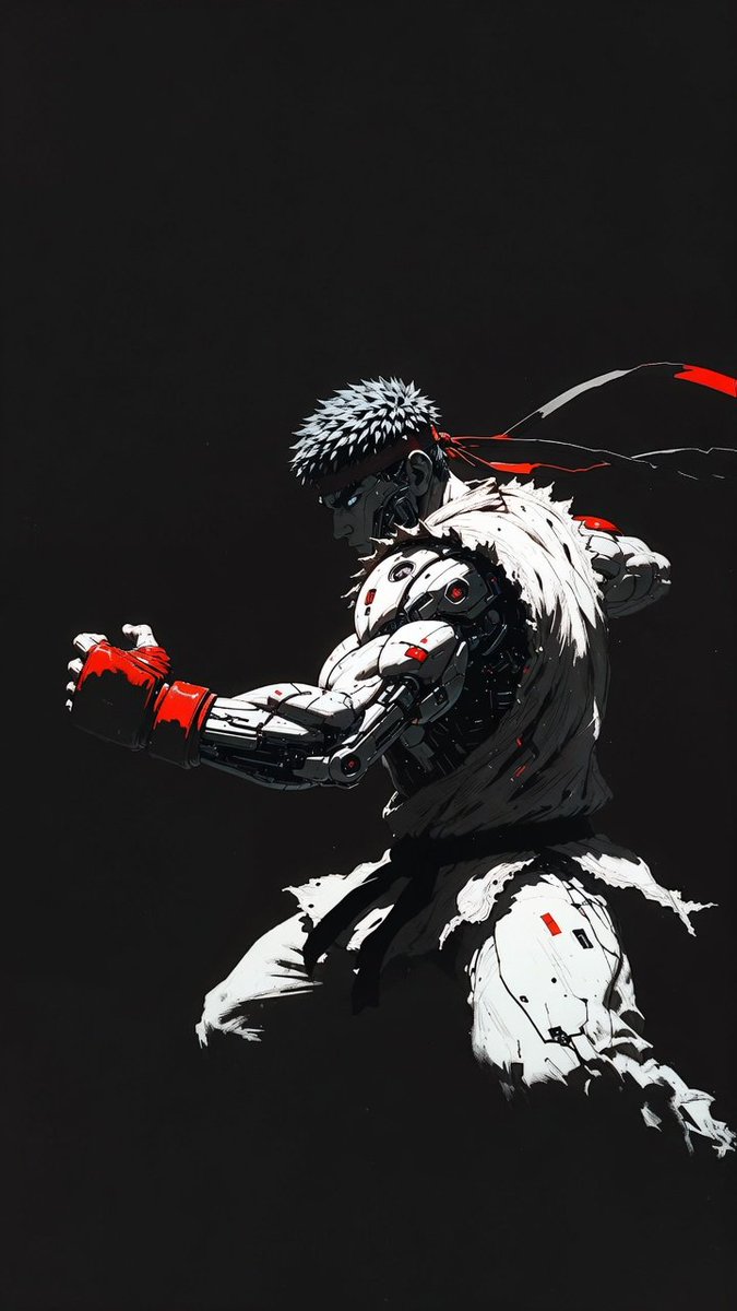 Block_T3H's tweet image. Ken or Ryu ❤️🔥🤍
Who is gonna be King of street fighting.....you decide.🔥💪👇👇
#artbyT3H #streetfighter #cyberpunk