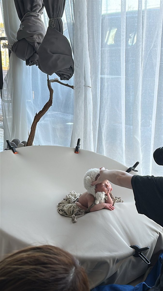__0rll's tweet image. どんな写真になるかな？？💙

#newborn #photo