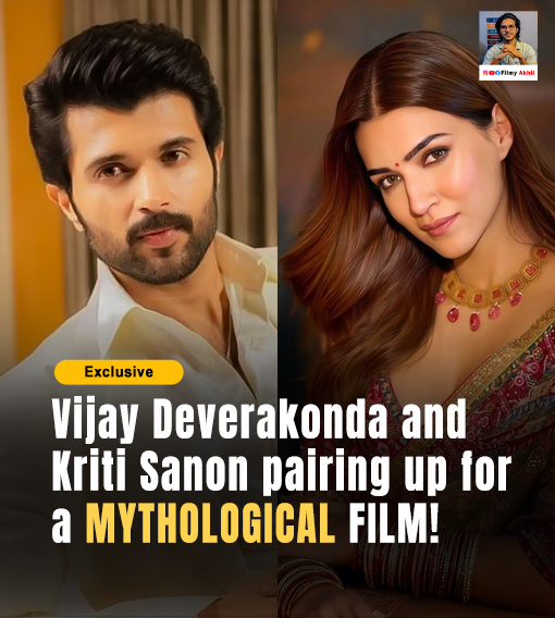 filmy_akhil02's tweet image. Vijay Deverakonda × Kriti Sanon in a BIG BUDGET PAN-INDIAN MYTHOLOGICAL FILM 🔥

Directed by Shouryuv (Hi Nanna fame) 💯✅

Fresh pairing + grand scale + mythological backdrop…
This one has massive potential 💯

#vijaydevarakonda #kritisanon #trendingnow #CinemaLovers #newmovie