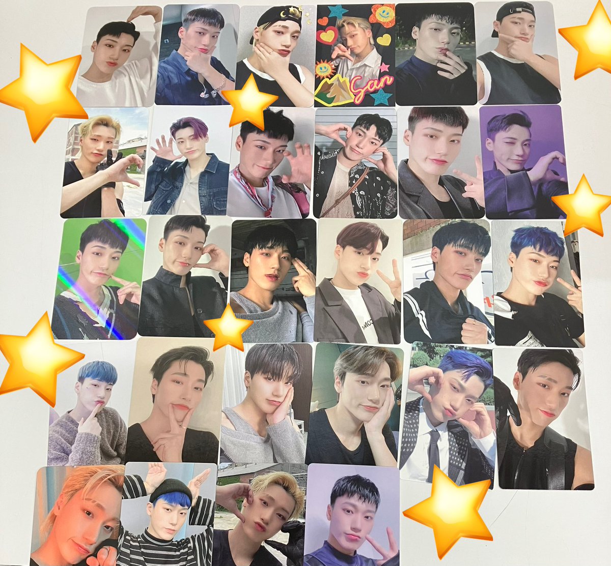 ATEEZ Wonderwall ヨントントレカセット ⏳ #ATEEZ #에이티즈 ATEEZ⏳ サンの特典トレカ多数入荷🌼 Wonderwall