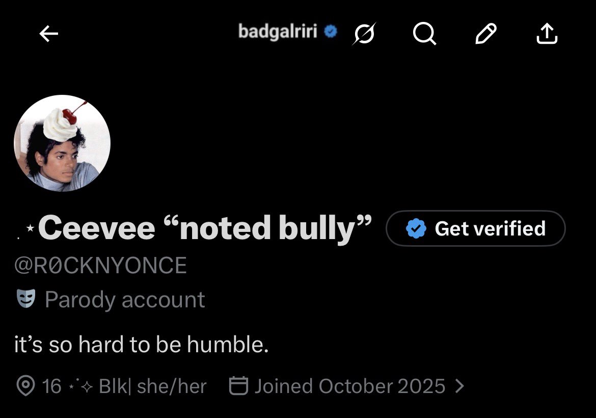 ﹒⋆Ceevee “noted bully” tweet media