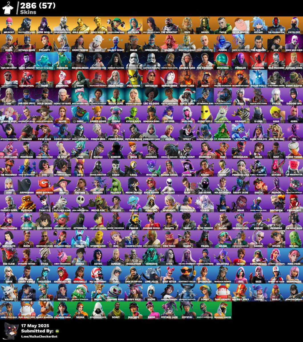 xulie_7's tweet image. ⚠️スキンチェッカー使えなくなったので古い画像です
チェッカーに載ってないものもってる可能性あります。
確認したいのあったら言ってください

ファーストオーナー
メアド、パス即変更、譲渡可能
Gmail
リアスク可能
気になる方DM

 #Fortnite 
 #フォートナイト 
 #アカウント販売
 #垢販売