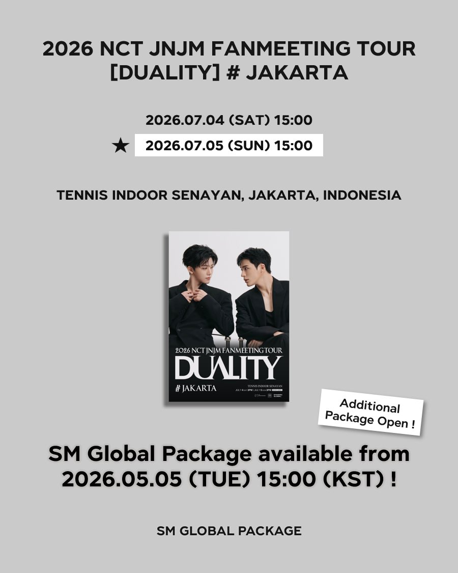 SM GLOBAL PACKAGE tweet media